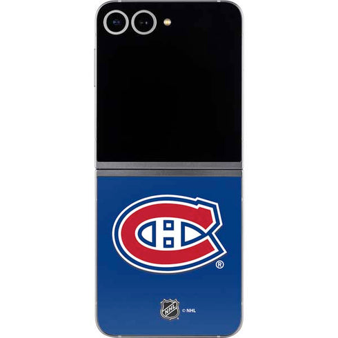NHL Montreal Canadiens Solid Background Galaxy Z Flip6 Skin