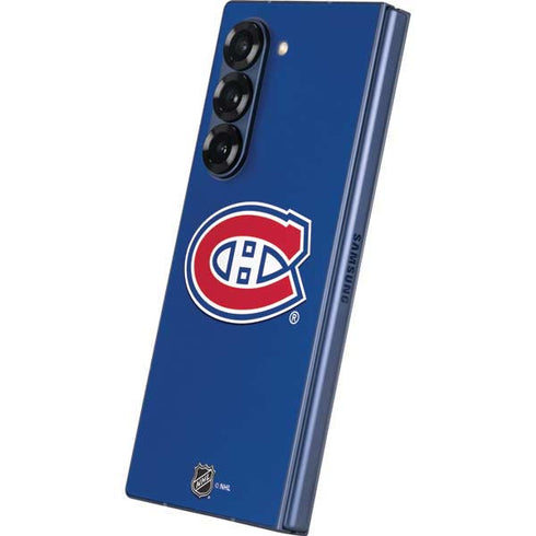 NHL Montreal Canadiens Solid Background Galaxy Z Fold6 Skin