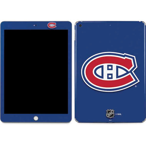 NHL Montreal Canadiens Solid Background Apple iPad Skin