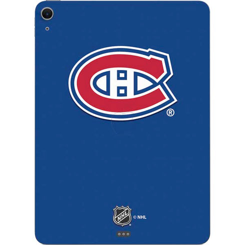 NHL Montreal Canadiens Solid Background Apple iPad Air Skin