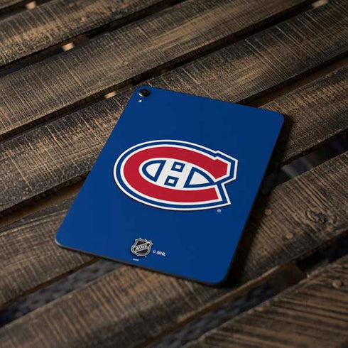 NHL Montreal Canadiens Solid Background Apple iPad Pro Skin