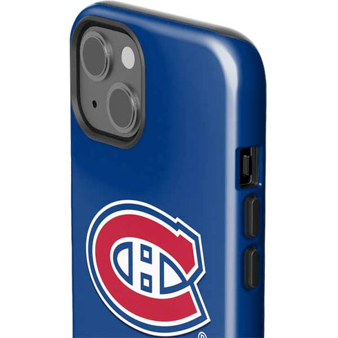 NHL Montreal Canadiens Solid Background iPhone 15 Impact Case