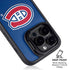 NHL Montreal Canadiens Solid Background iPhone 15 Pro Max Kickstand Case