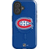 NHL Montreal Canadiens Solid Background iPhone 16 Magsafe Impact Case