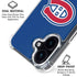 NHL Montreal Canadiens Solid Background iPhone 16 Plus Clear Case