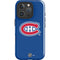 NHL Montreal Canadiens Solid Background iPhone 16 Pro Impact Case