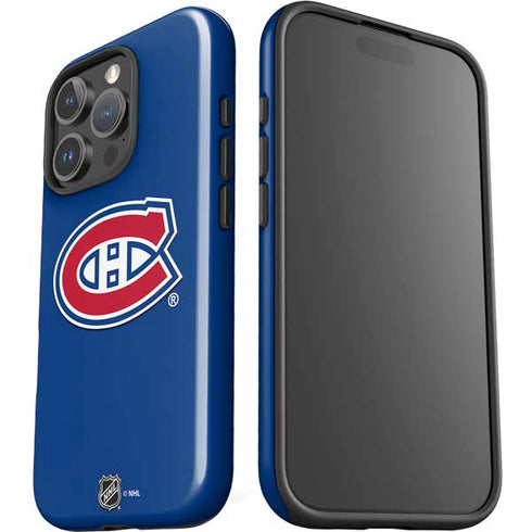 NHL Montreal Canadiens Solid Background iPhone 16 Pro Impact Case