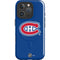 NHL Montreal Canadiens Solid Background iPhone 16 Pro Magsafe Impact Case
