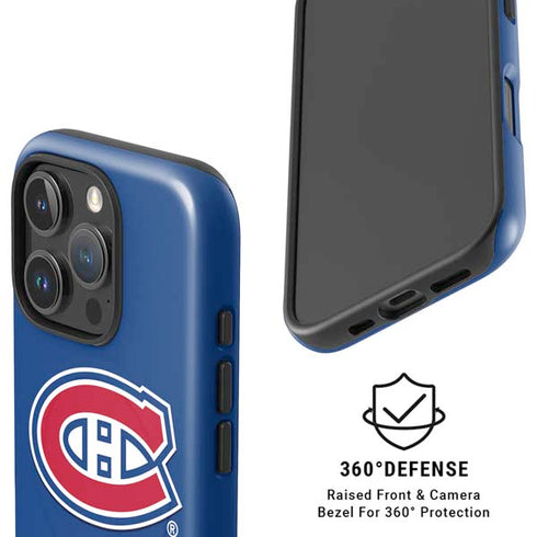 NHL Montreal Canadiens Solid Background iPhone 16 Pro Magsafe Impact Case