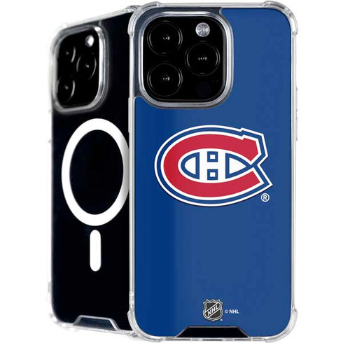 NHL Montreal Canadiens Solid Background iPhone 16 Pro Max MagSafe Case