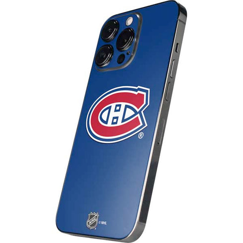 NHL Montreal Canadiens Solid Background iPhone 16 Pro Max Skin