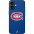 NHL Montreal Canadiens Solid Background iPhone 16 Skin