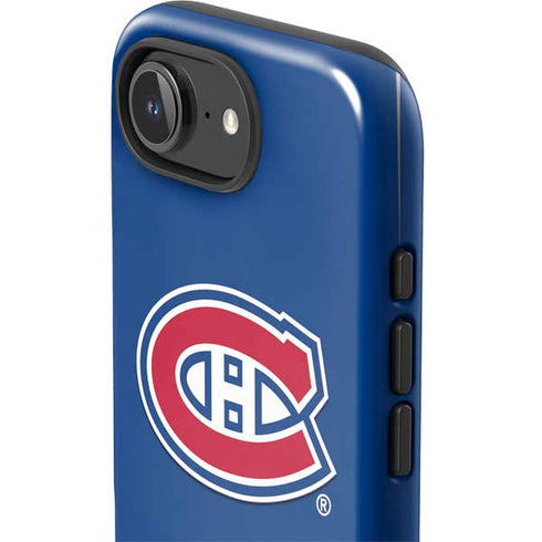 NHL Montreal Canadiens Solid Background iPhone 16e Impact Case