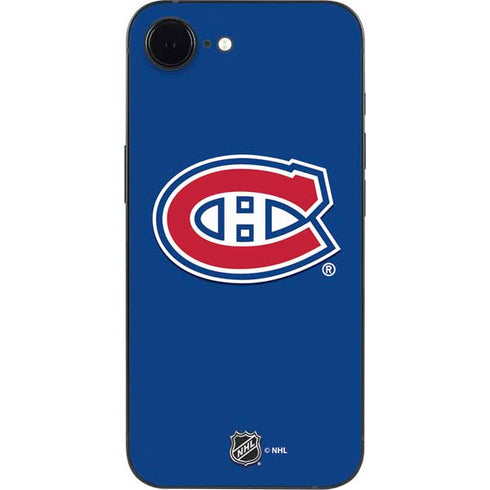 NHL Montreal Canadiens Solid Background iPhone 16e Skin