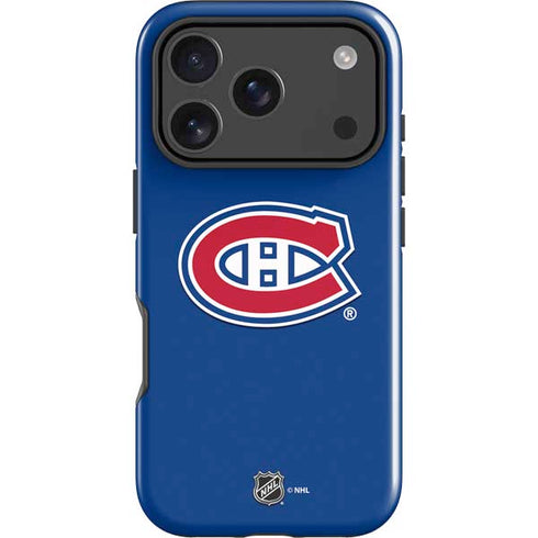 NHL Montreal Canadiens Solid Background iPhone 18 Pro Impact Case