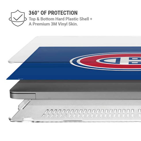 NHL Montreal Canadiens Solid Background MacBook Cases