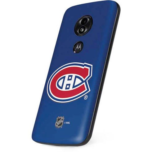NHL Montreal Canadiens Solid Background Moto E5 Play Skin