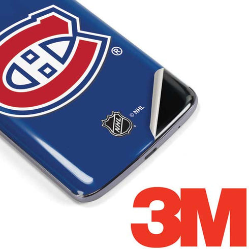 NHL Montreal Canadiens Solid Background Moto E5 Plus Skin