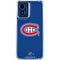 NHL Montreal Canadiens Solid Background Moto G 5G (2024) Clear Case