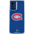 NHL Montreal Canadiens Solid Background Moto G 5G (2024) Clear Case