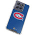 NHL Montreal Canadiens Solid Background Moto G Play 5G (2025) Clear Case
