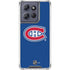 NHL Montreal Canadiens Solid Background Moto G Power 5G (2025) Clear Case