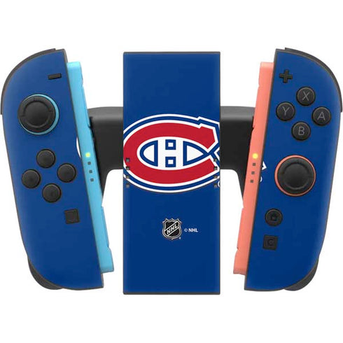 NHL Montreal Canadiens Solid Background Nintendo Switch 2 (2025) Joy-Con Controller Skin