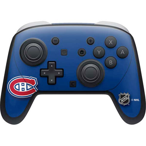 NHL Montreal Canadiens Solid Background Nintendo Skins