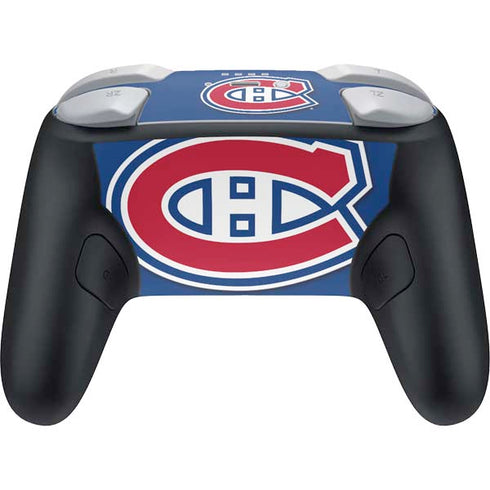 NHL Montreal Canadiens Solid Background Nintendo Switch 2 (2025) Pro Controller Skin