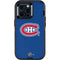 NHL Montreal Canadiens Solid Background Otterbox Defender iPhone Skin