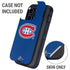 NHL Montreal Canadiens Solid Background Otterbox Defender iPhone Skin