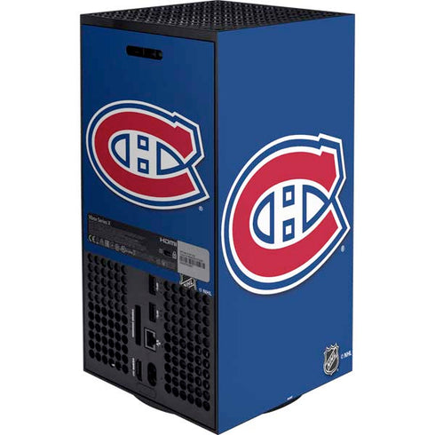 NHL Montreal Canadiens Solid Background XBox Series X Digital Edition Bundle Skin