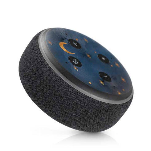 Moon and Stars Amazon Echo Dot Skin