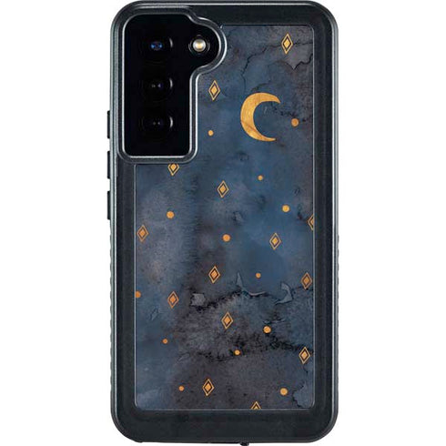 Moon and Stars Galaxy S24 Plus Waterproof Case