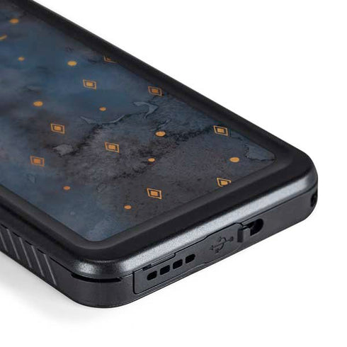 Moon and Stars Galaxy S24 Plus Waterproof Case