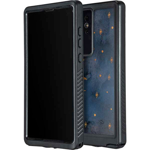 Moon and Stars Galaxy S24 Ultra Waterproof Case