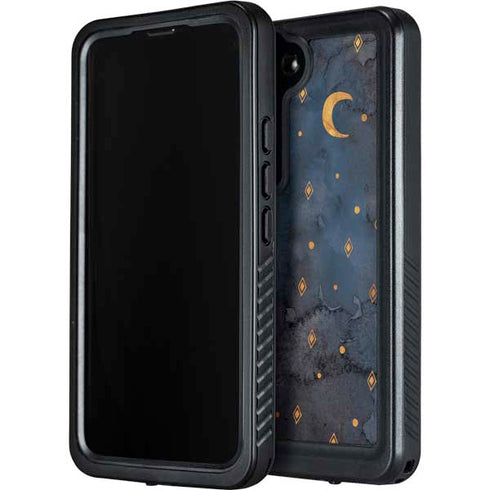 Moon and Stars Galaxy S24 Waterproof Case