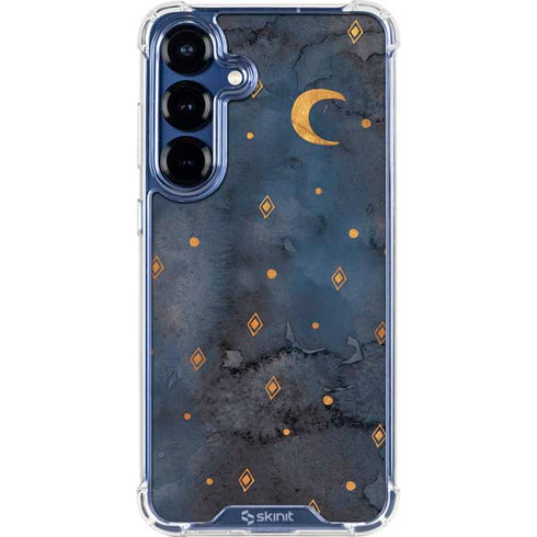Moon and Stars Galaxy S25 Plus Clear Case