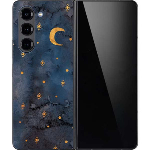 Moon and Stars Galaxy Z Fold5 5G Skin