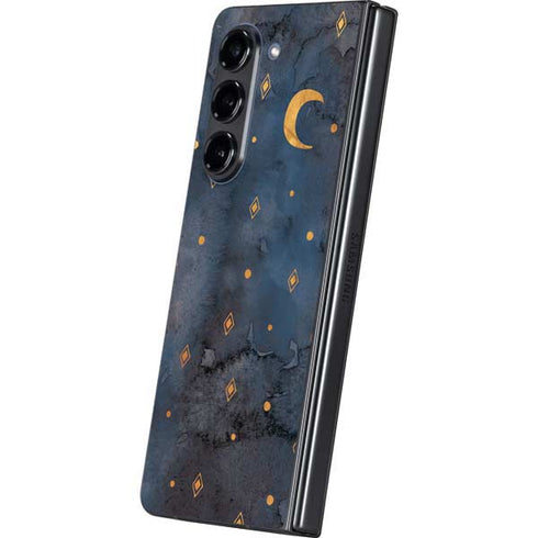 Moon and Stars Galaxy Z Fold5 5G Skin