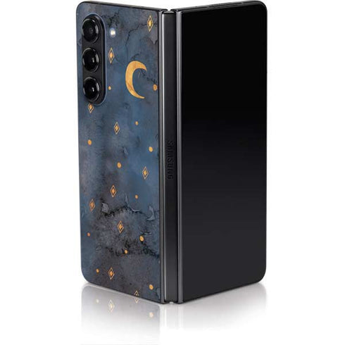Moon and Stars Galaxy Z Fold5 5G Skin