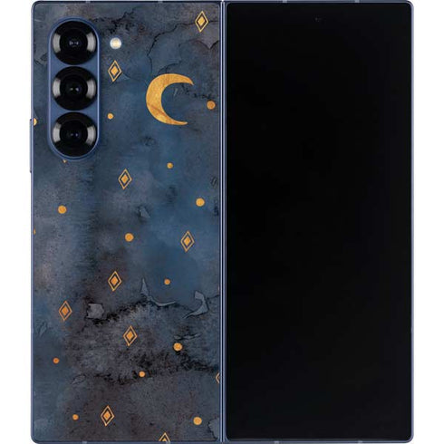 Moon and Stars Galaxy Z Fold6 Skin