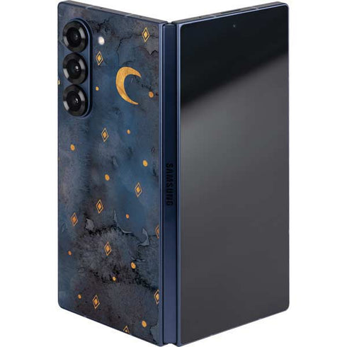 Moon and Stars Galaxy Z Fold6 Skin
