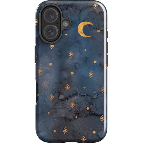 Moon and Stars iPhone 16 Impact Case