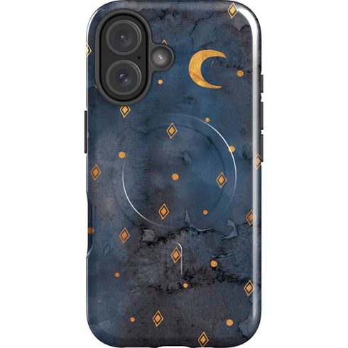 Moon and Stars iPhone 16 Magsafe Impact Case