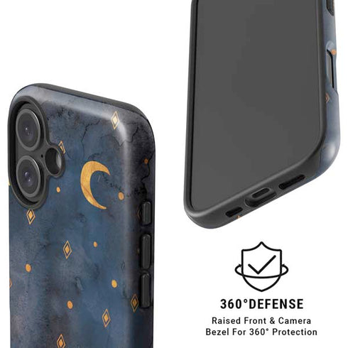 Moon and Stars iPhone 16 Magsafe Impact Case