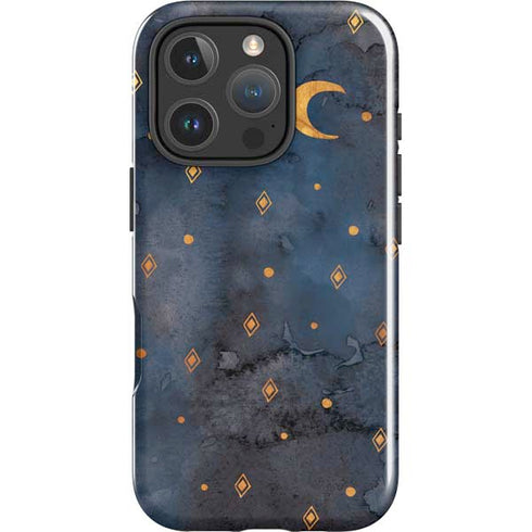 Moon and Stars iPhone 16 Pro Max Impact Case