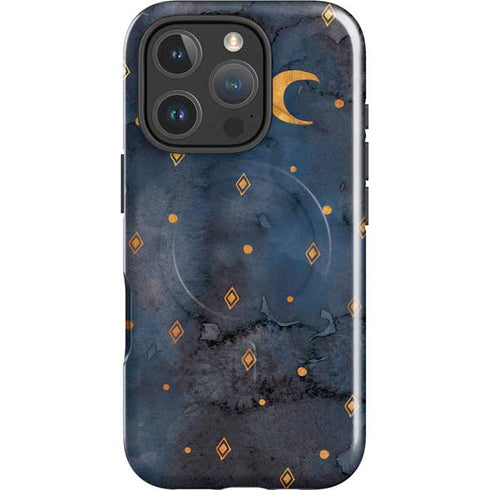 Moon and Stars iPhone 16 Pro Max Magsafe Impact Case