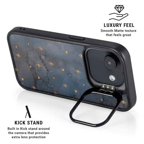 Moon and Stars iPhone 16e Kickstand Case