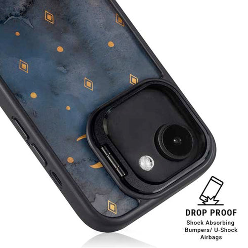 Moon and Stars iPhone 16e Kickstand Case